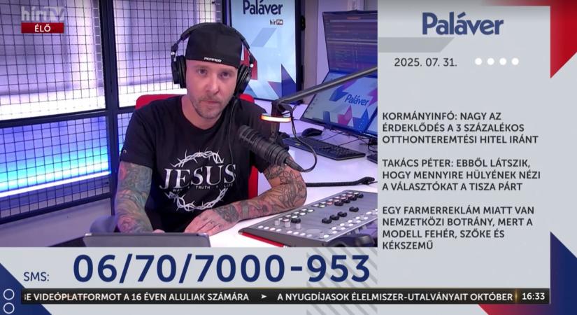 Paláver – Takács Péter: Ebből látszik, hogy mennyire hülyének nézi a választókat a Tisza Párt  videó