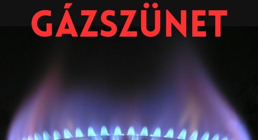 Gázszünet lesz hat utcában Nagykanizsán augusztus 12-én!