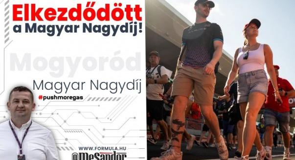 Helyszíni: Elkezdődött az F1-es Magyar Nagydíj!