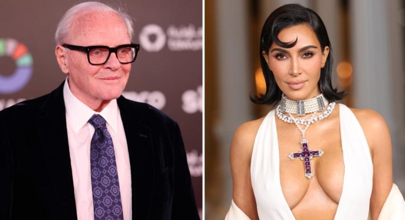 Anthony Hopkins lecsapta a magas labdát Kim Kardashian hannibálos arcpántját látva