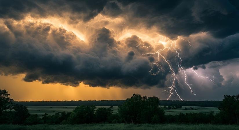 Akár heves zivatarok is jöhetnek, így készülj fel a hétvégére!