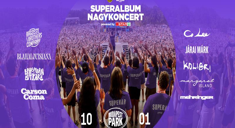 Jótékonysági koncert – A Budapest Parkban debütál a Superalbum