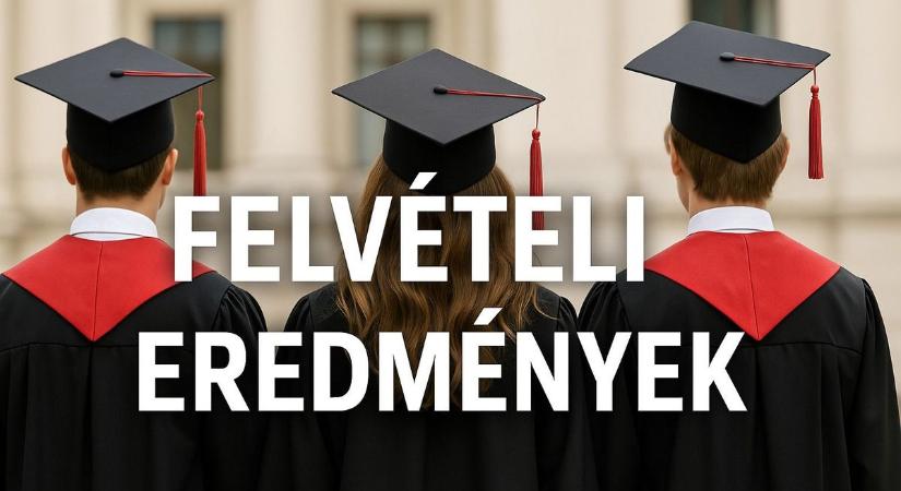 Felvételi eredmények 2025: Rekordlétszámú jelentkező az egyetemeken