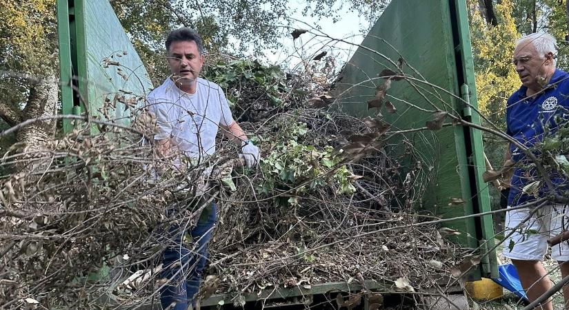 Folytatódott az önkéntesek munkája, a Kertvárosban gyűjtötték a zöldhulladékot