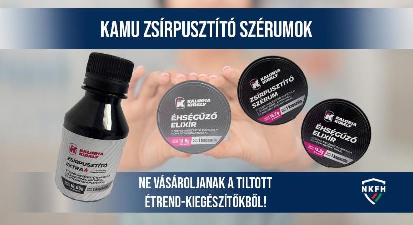 Vigyázat: súlyosan egészségkárosító hatású fogyasztószereket tiltottak be!
