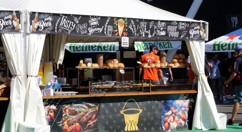 Dupla áron kínálják idén a hamburgert a Hungaroringen
