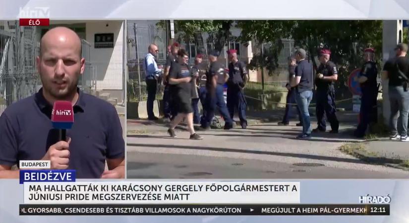 Ma hallgatták ki Karácsony Gergely főpolgármestert a júniusi pride megszervezése miatt  videó