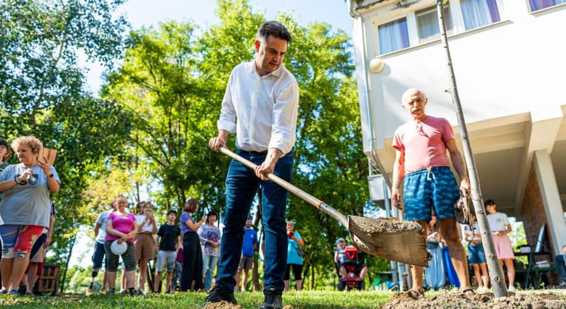 Fát ültettek a Mártélyi Alkotótábor 60. évfordulóján