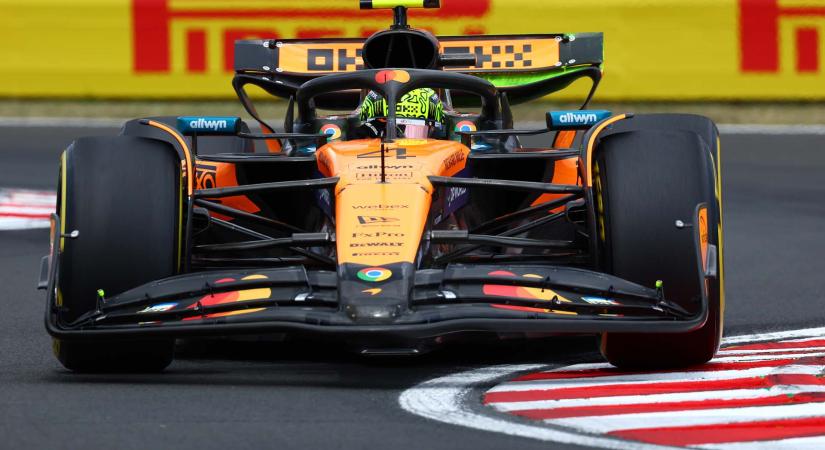 Norris egy hajszállal Piastri előtt a Hungaroringen!