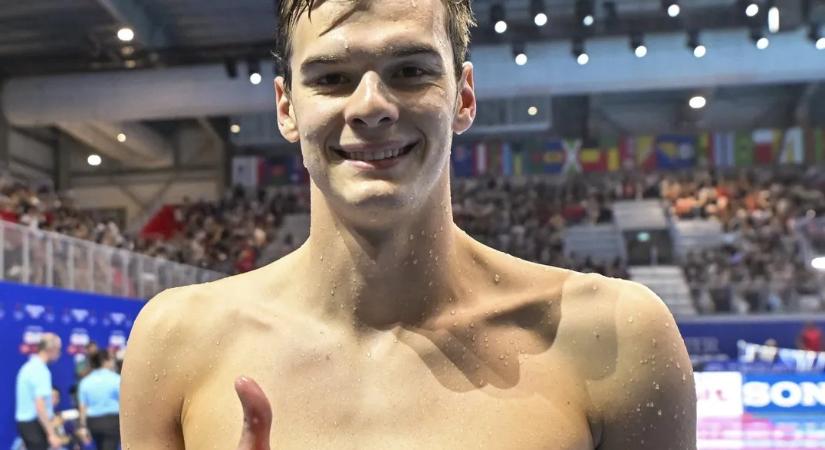 Vizes vb: Kós Hubert 200 háton szerezte meg az első magyar aranyat
