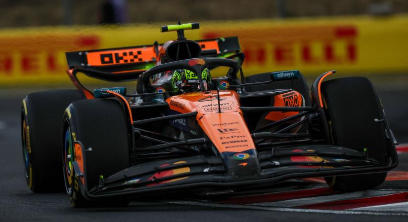 Magyar Nagydíj – Norris vezérletével McLaren-fölénnyel indult a hétvége