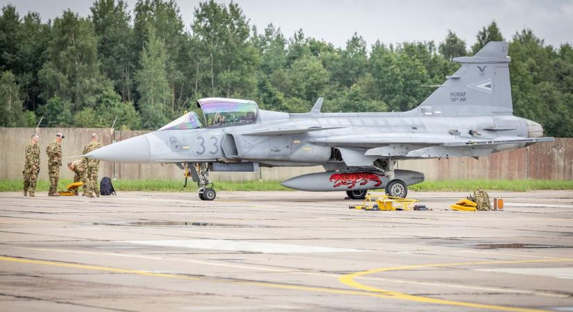 A Magyar Honvédség vadászgépekkel védi a balti légteret mától