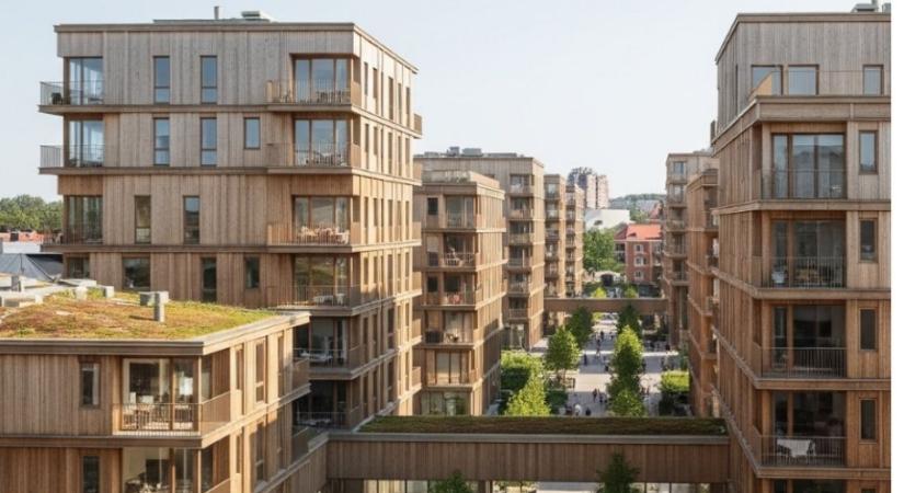 A világ első fából épülő városa – Stockholm Wood City