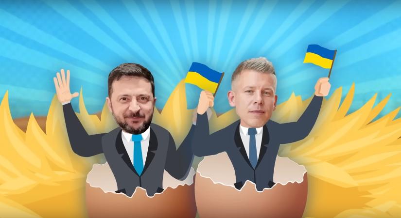 Közel 100 millió forint ment el Facebookon a Zelenszkij-Magyar Péter két tojás kampányra