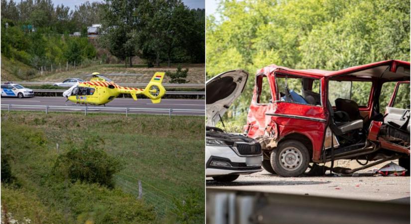 Tíz sérült, gyermekmentő és mentőhelikopter is érkezett! – Ezért történhetett tömegbaleset az M3-as autópályán (fotók, videók)