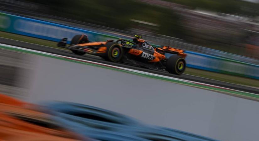 Norris egyelőre megállíthatatlanul száguld a Hungaroringen