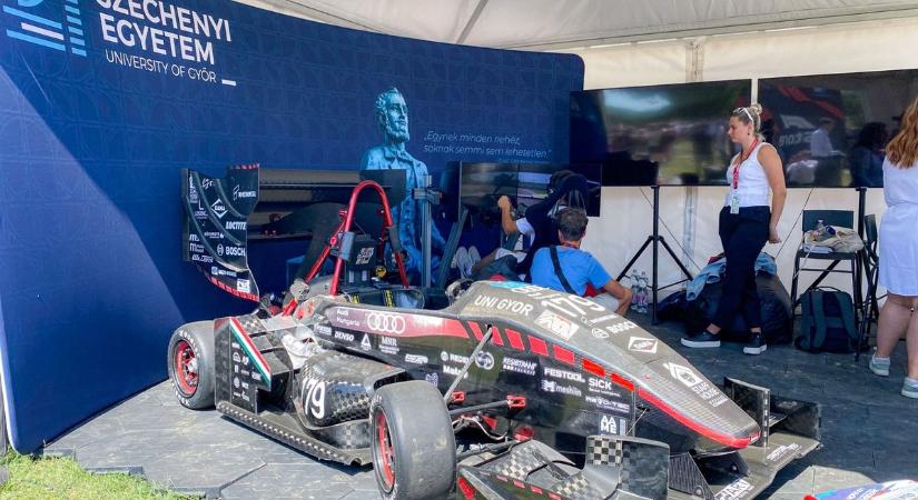 A Hungaroring stratégiai partnereként a Magyar Nagydíjon mutatja be technológiai tevékenységeit a Széchenyi István Egyetem