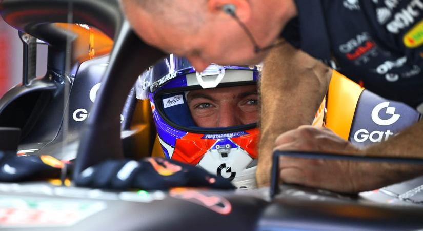 Menet közben dobta ki a törölközőt Verstappen