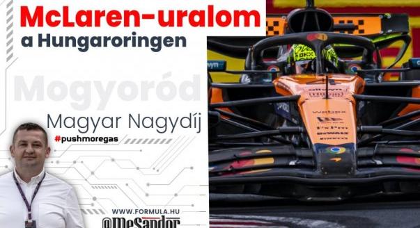 Helyszíni: McLaren-uralom a Hungaroringen