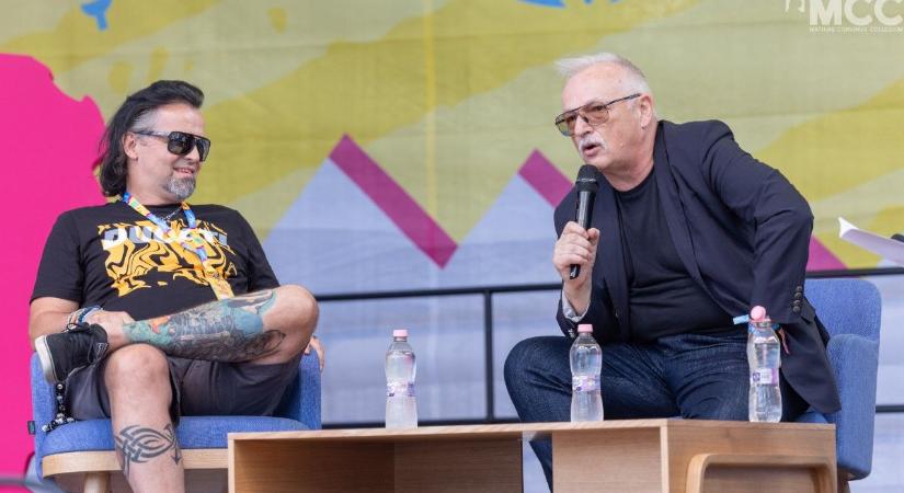 Mi köti össze a színpadot és a tárgyalóasztalt? A MOL-vezérigazgató Hernádi Zsolt és a Tankcsapda-dobos Fejes Tamás beszélgetett az MCC Feszten