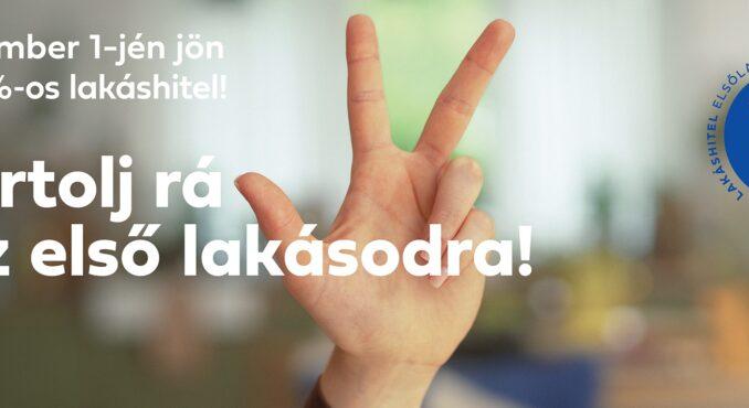 Startolj rá az első lakásodra! A kormany.hu honlapon minden fontos információ a fix 3 százalékos lakáshitelről