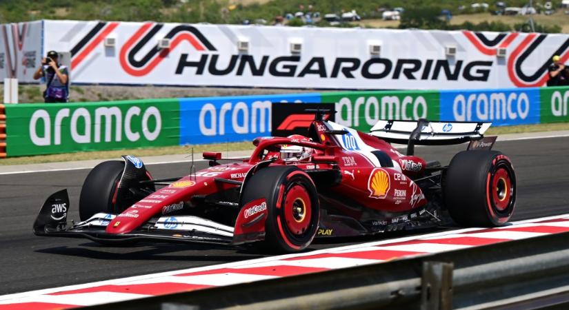 Charles Leclerc életében először indulhat pole-pozícióból a Hungaroringen