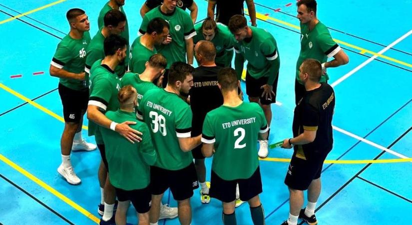 Felkészülési meccsen kapott ki az ETO University Handball Team