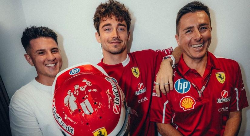 Különleges sisakkal vág neki a Magyar Nagydíjnak Charles Leclerc