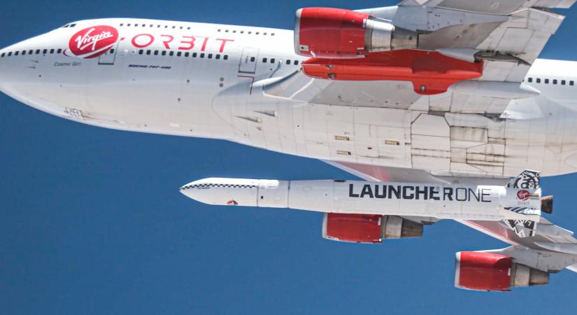 Egy utasszállítóról kilőtt rakétával érte el a világűrt a Virgin Orbit