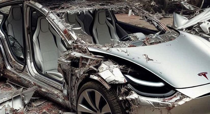 118 milliárdra perlik a Tesla-t egyik önvezető autója halálos balesete miatt