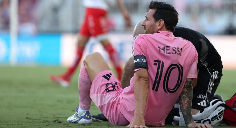 Rémálom Floridában: Lionel Messi 11 perc után megsérült