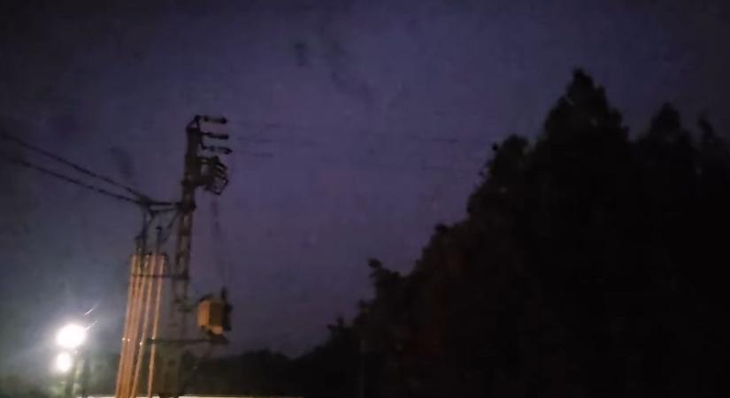 Videón mutatjuk a szombati pusztító vihart