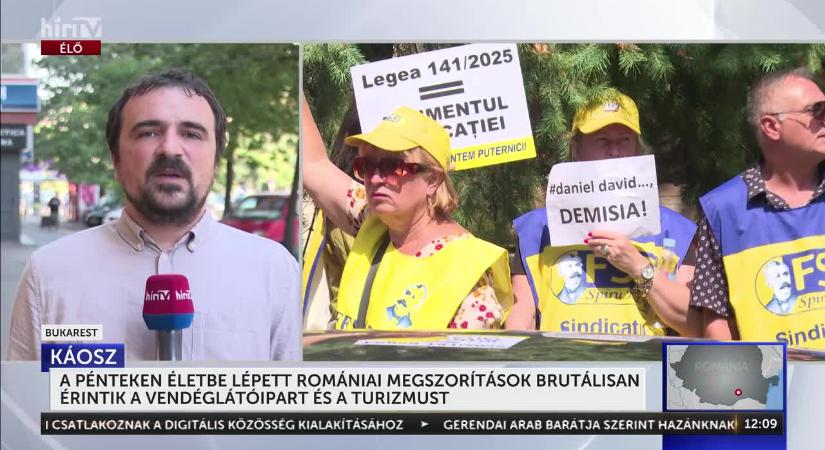 Romániában életbe léptek az első deficitcsökkentő csomag megszorító intézkedései  videó