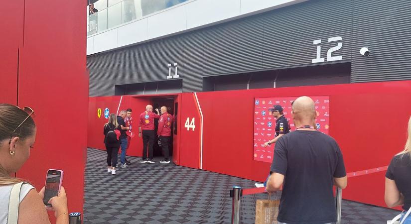 Nem várt helyen bukkantunk Max Verstappenre a Hungaroringen - fotók, videó