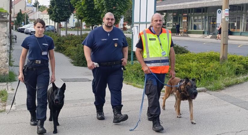 Képzésen vettek részt a polgárőrök és kutyáik
