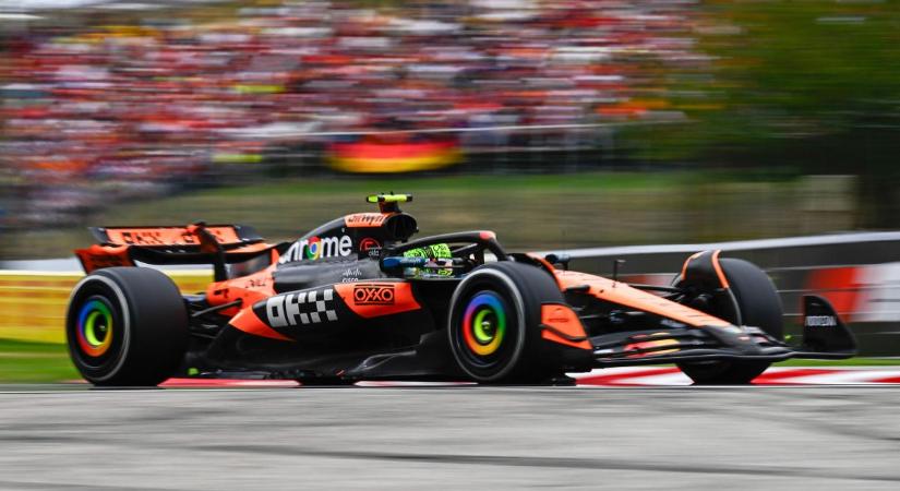 Nevető harmadikként intette le a kockás zászló a McLaren pilótáját