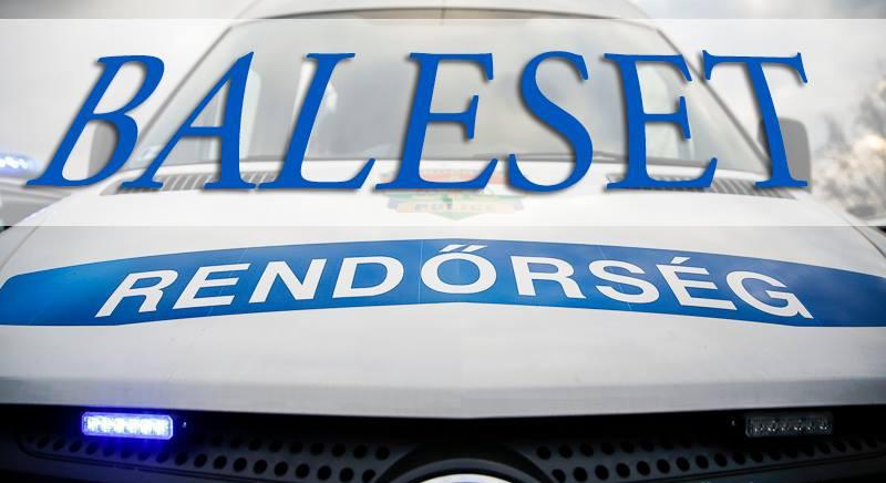 Motoros baleset történt a 83-as főúton, Farkasgyepűnél