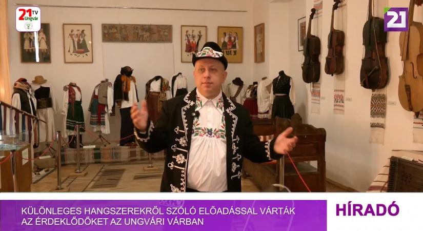 Különleges hangszerekről szóló előadással várták az érdeklődőket az ungvári várban (videó)