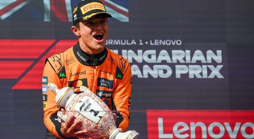 Meglepetés a mogyoródi futamon, Lando Norris először nyert a Hungaroringen, mutatjuk az eredményeket