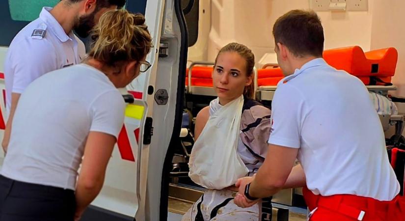 Mohácsi Zsófi drámai balesetet szenvedett az osztrák versenyén