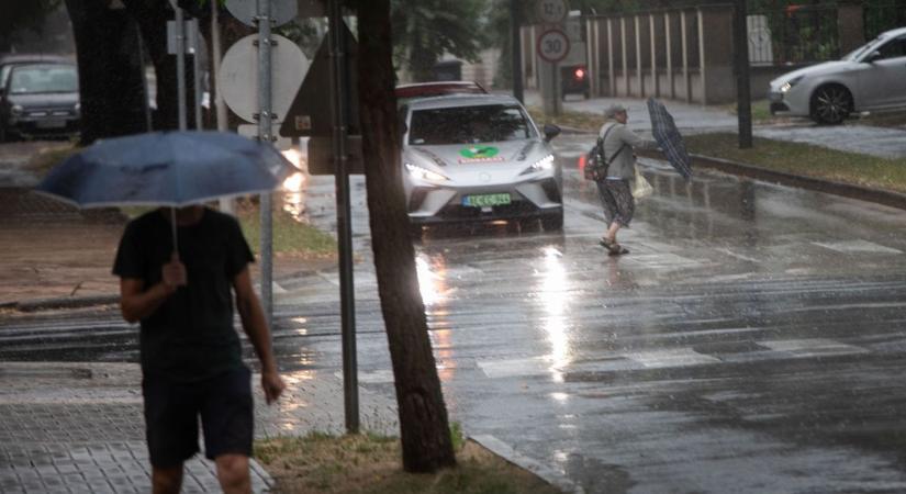 Borongós, zivataros vasárnap zárta a hetet Somogyban és a Balatonnál