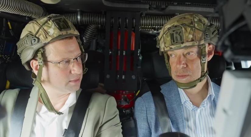 Különleges felvétel készült a honvédség legjobb járműveiről – videó