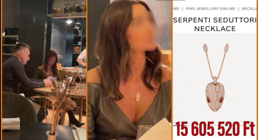 Hadházy szerint 15 milliós Bvlgari nyakláncot viselt Rogán Barbara
