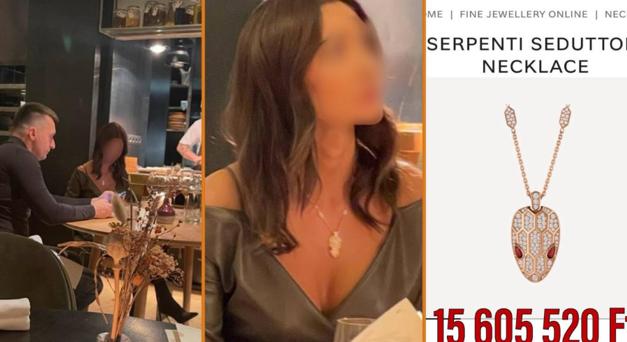 15 milliós Bulgari nyakláncban vacsizott Rogán Barbara