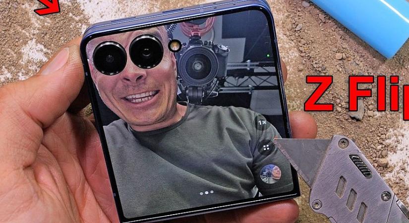 Megkínozták a Samsung Galaxy Z Flip 7 telefonját - nem bírta jól szegényke