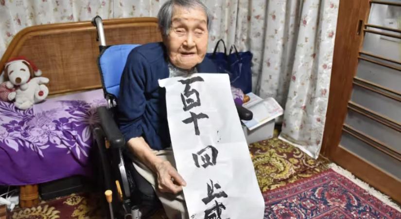 Száztizennégy éves asszony lett Japán legidősebb embere