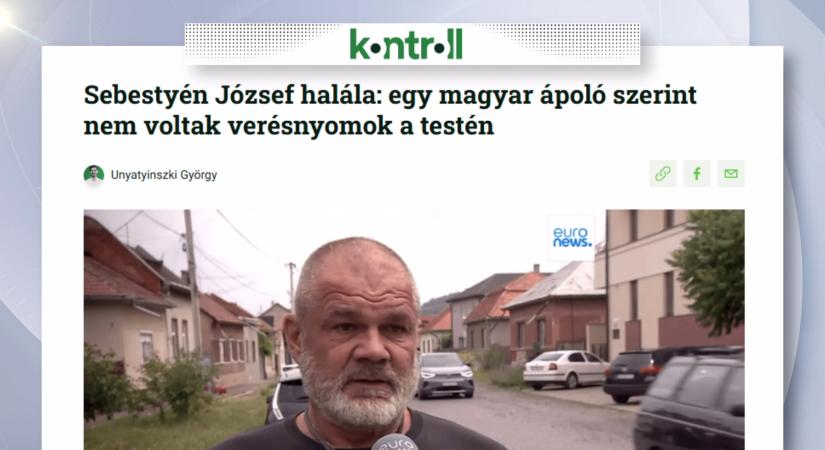 Eltussolnák az ukrán hatóságok Sebestyén József halálának ügyét  videó