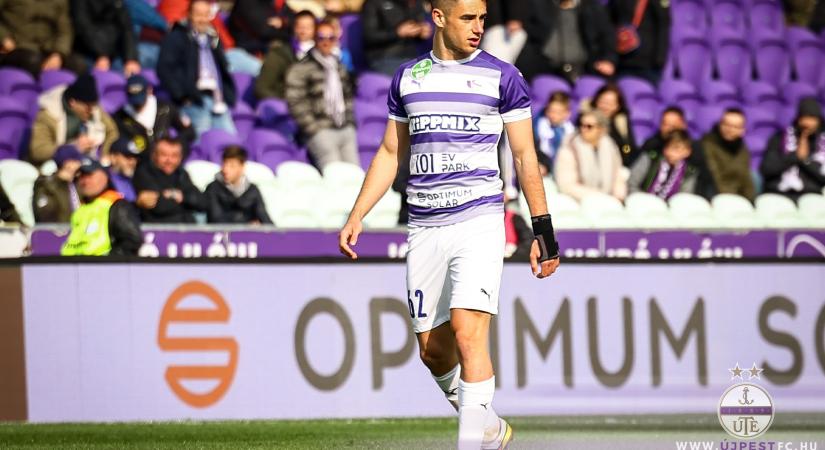 Az Újpest ismét kölcsönadta a védőjét az NB II-es klubnak