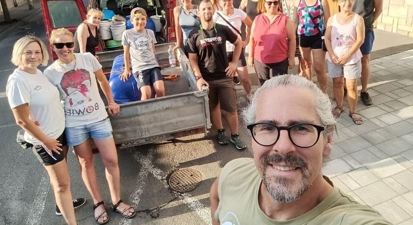Zöld partizánok akcióznak Szolnokon, bevetéseikkel városi fák sokaságát mentik meg