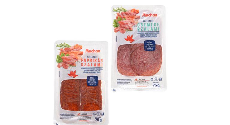 Az Auchan visszahívta az egyik népszerű szeletelt szalámiját